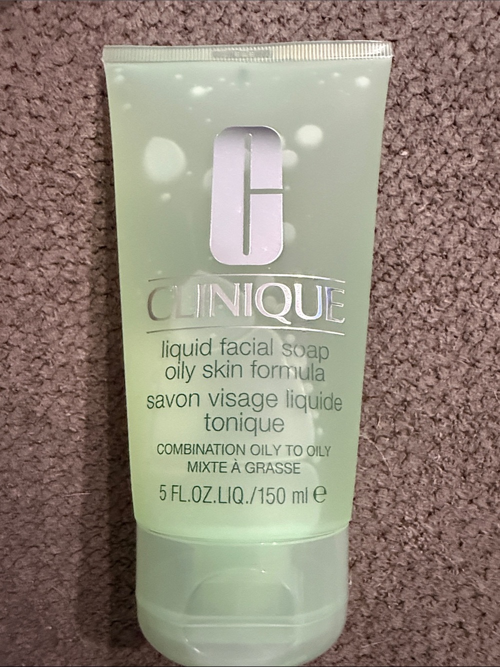 Full Size Clinique Green Liquid Facial Soap for Oily Skin